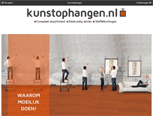 Tablet Screenshot of kunstophangen.nl